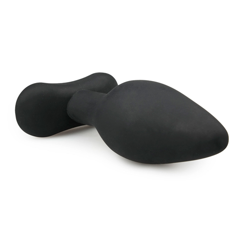 Black Silicone Buttplug