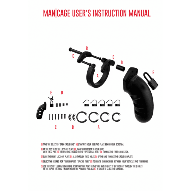 Man Cage Model 21 Chastity Cock Cage - 11,5 cm