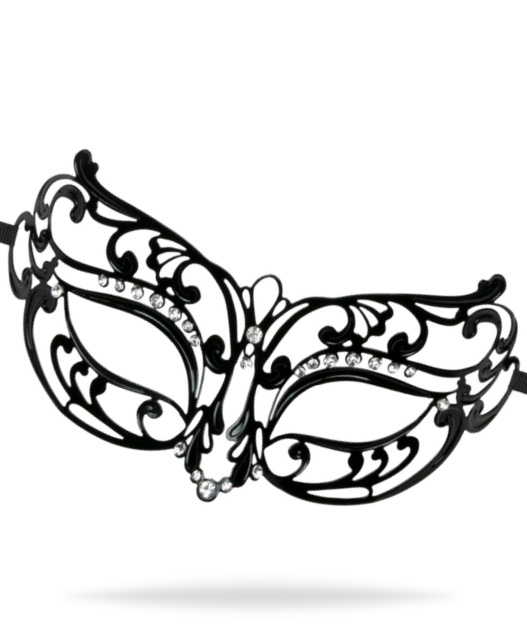 Metal Mask Open Black