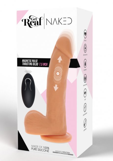 Naked Magnetic Pulse Trusting Dildo