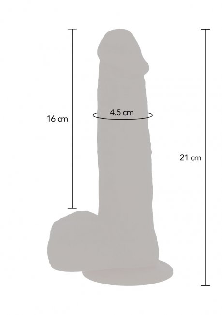 Naked Rotating Beads Vibrating Dildo