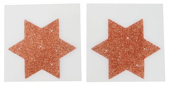 Nipple Sticker Star Big Copper