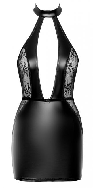 Noir Low-cut Dress