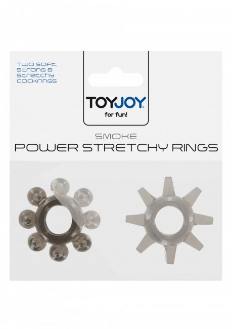 Power Stretchy Rings 2 Pcs Transparent