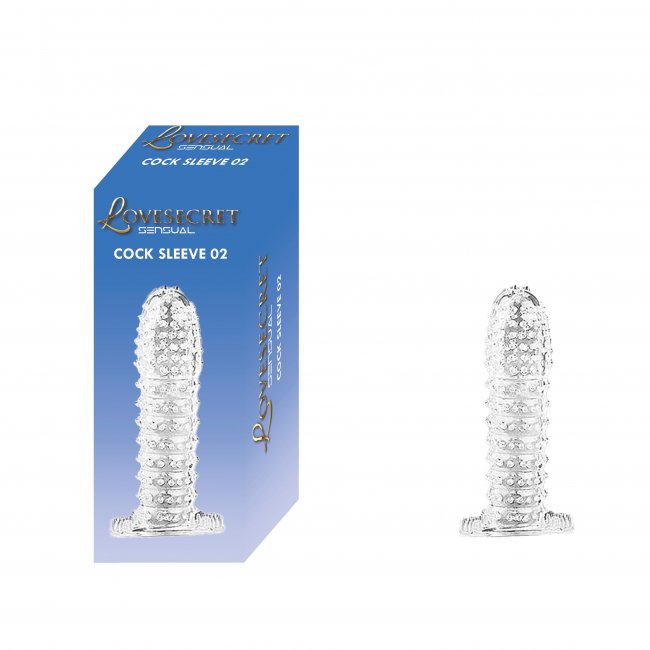 Lovesecret - Ribbad transparent penissleeve #2