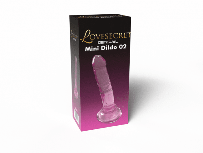 Lovesecret - Rosa mini-dildo med sugpropp