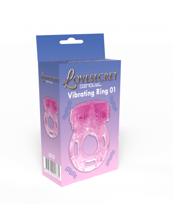 Lovesecret - Vibrerande rosa cockring