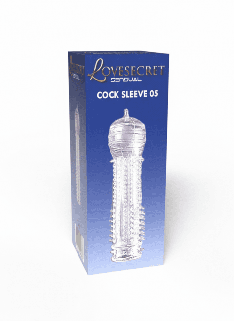 Lovesecret - Ribbad transparent penissleeve #5