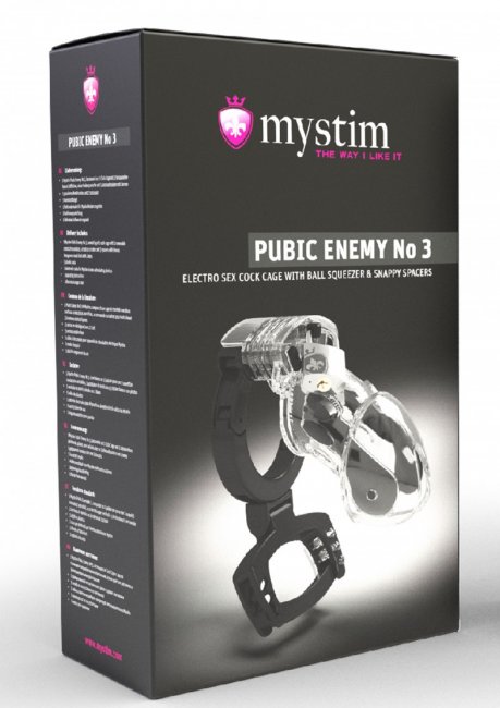 Kyskhetsbur av högkvalitativa material med e-stim funktioner. Justerbar storlek. Mjuk silikon vaddering. Lås och nyckel ingår