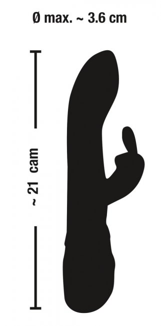 Rechargeable Rabbit Vibe Black