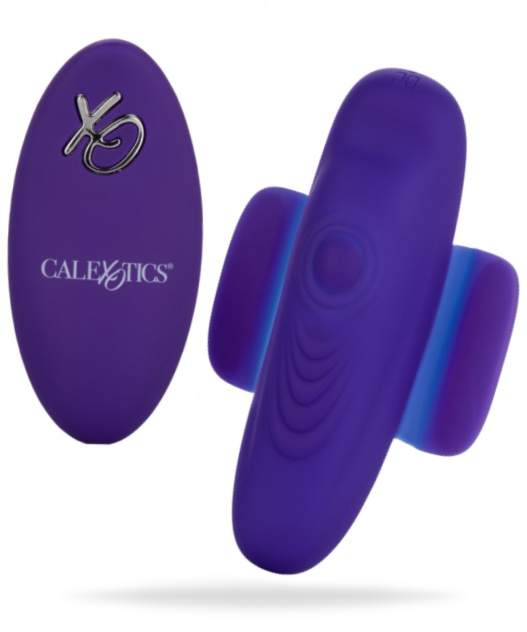 Vibrator med magnetiska flikar som funkar med alla olika trosor. Uppladdningsbar och vattentät. 12 fjärrstyrda funktioner.