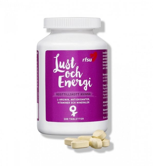 RFSU Lust & Energi Kvinna 100 tabletter