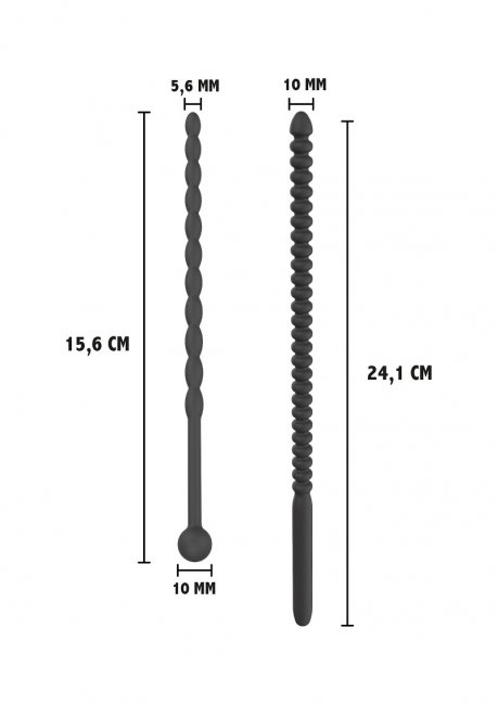 Extreme Ribbed Penis Dilator Set