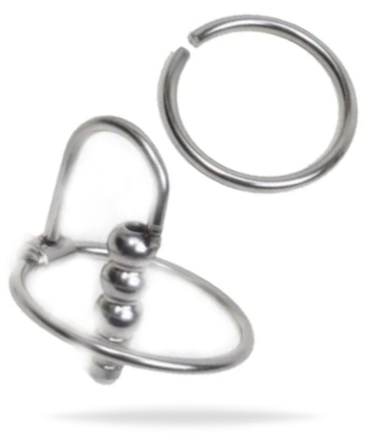 Ribbed Urethral Plug Ring 32 mm