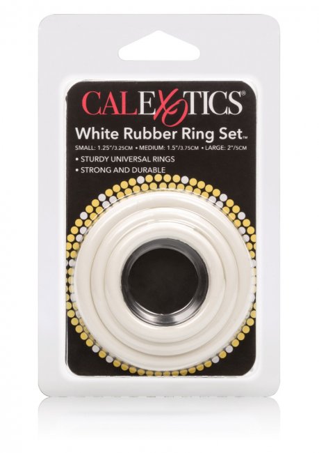 Rubber Ring - 3 Piece Set vita penisringar