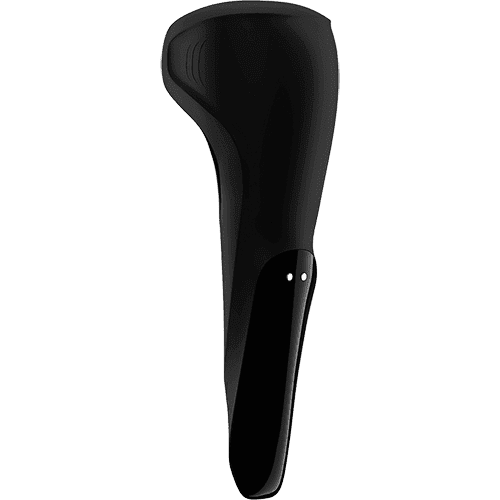 Satisfyer men wand - Svart wand vibrator för män
