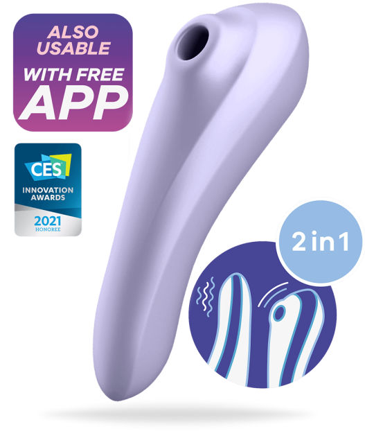 Satisfyer Dual Pleasure appstyrd lufttrycksvibrator satisfyer connect