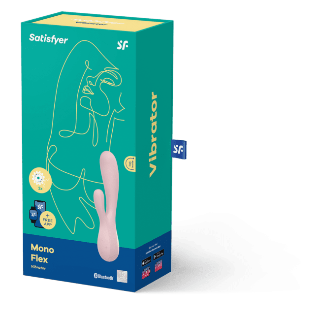 Satisfyer Mono Flex uppladdningsbar och vattentät rabbit