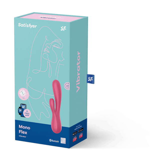 Satisfyer Mono Flex uppladdningsbar och vattentät rabbit