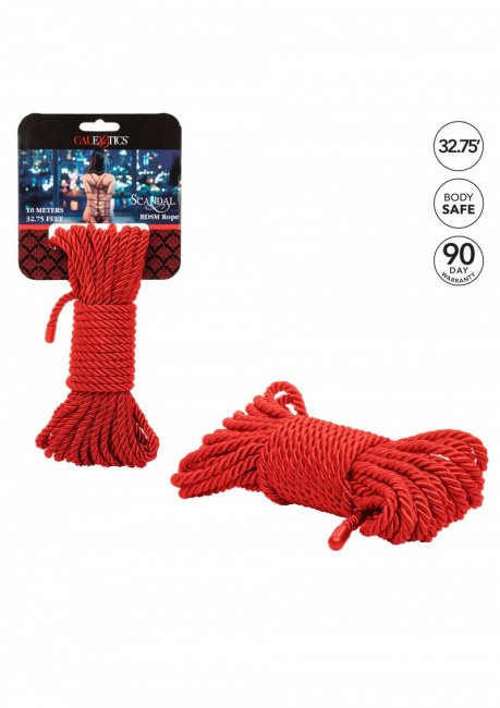 Silkeslent 10 meters rep som fungerar till allt inom bondage. Tillverkad av bomull och polyester. Enkel att använda.