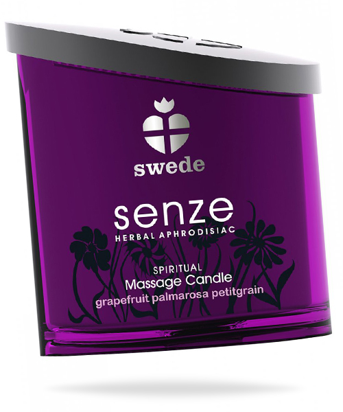 Senze Massage Candle Grapefruit - Massageolja och ljus med doft av grapefrukt