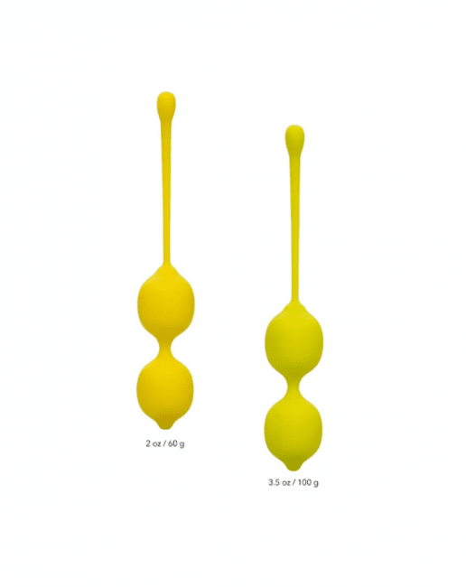 Kegel Training Set Lemon