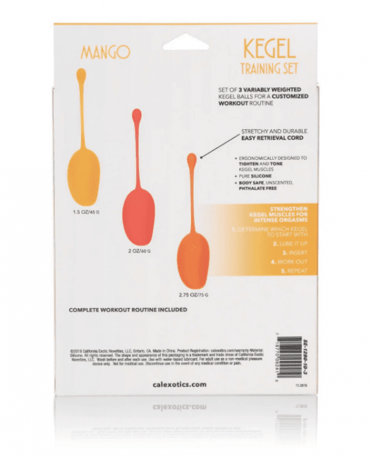 Kegel Training Set Mango