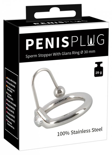 Sperm Stopper With Glans Ring Ø 30 mm