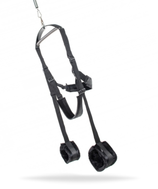 Sexgunga med extra breda band och bekväm vaddering. Justerbara band och roterar 360 grader. Snabb och enkel att installera.