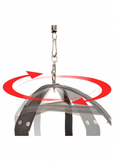 Sexgunga med extra breda band och bekväm vaddering. Justerbara band och roterar 360 grader. Snabb och enkel att installera.