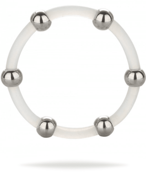 Steel Beaded Silicone Ring XL penisring
