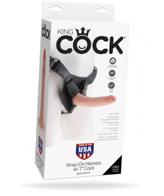 Strap-On Harness 7 Inch Cock