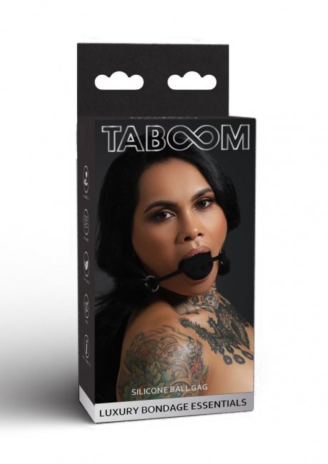 Taboom Silicone Ball Gag Black