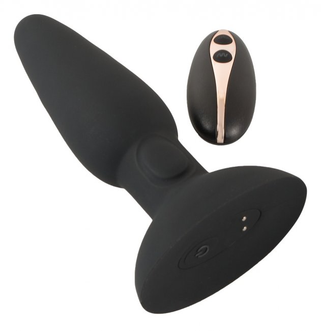 Uppladdningsbar analvibrator tillverkad av silikon. 7 vibrationer och 3 pulserande funktioner. Uppladdningsbar och vattentät.