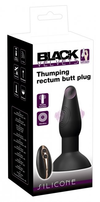 Uppladdningsbar analvibrator tillverkad av silikon. 7 vibrationer och 3 pulserande funktioner. Uppladdningsbar och vattentät.