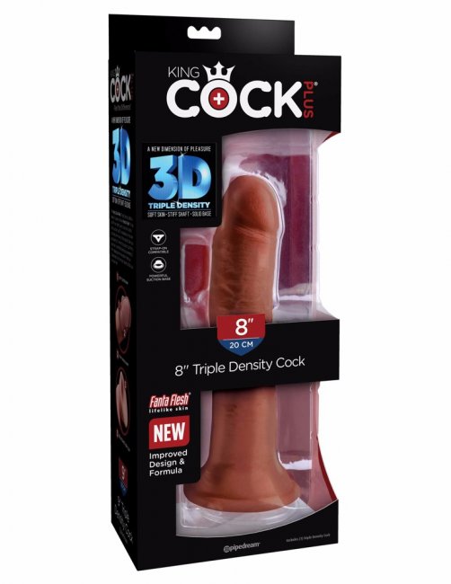 Triple Density Cock 8 Inch