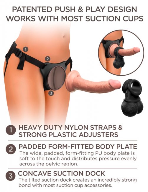 Ultimate Vibrating Silicone Body Dock Kit