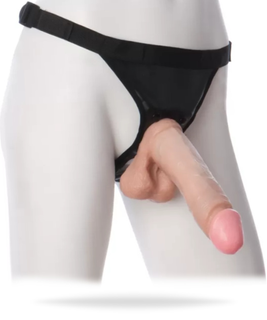 Vac-U-Lock Realistic Cock with Ultra Harness