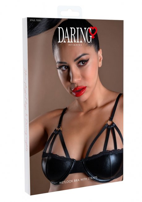 Wetlook Bra With Straps